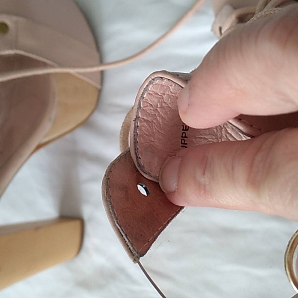 *LAST CHANCE *❗Jeffrey Campbell Cleata in Blush Neutral Pink boots - Picture 14 of 16